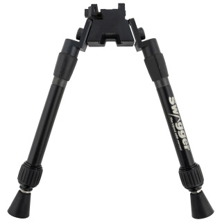 Swagger Sea12 Extreme Angle Extendable Bipod 9"-12" Black