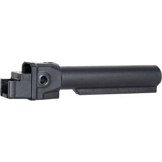 NcSTAR AK Fixed Mil-Spec Buffer Tube Adapter Fits AKM Stamped Square Receivers Polymer Black