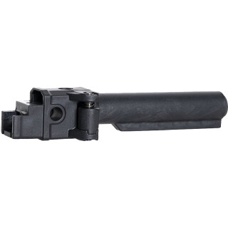 NcSTAR AK Folding Mil-Spec Buffer Tube Adapter Fits AKM Stamped Square Receivers Polymer Black