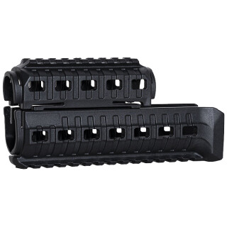 NcSTAR AKM Heat-Resistant M-Lok 1913 Handguard with Picatinny Rails Fits AK Polymer Black