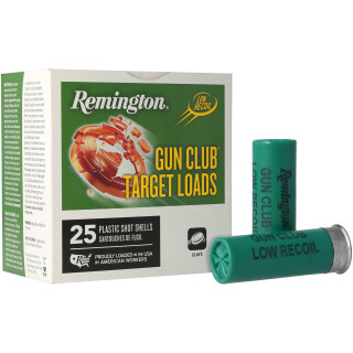 Remington Gun Club 12 Gauge Ammunition 25 Rounds 2-3/4" #8 Lead