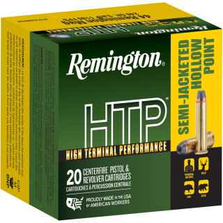 Remington HTP .44 Magnum Ammunition 20 Rounds SJHP 240 Grain