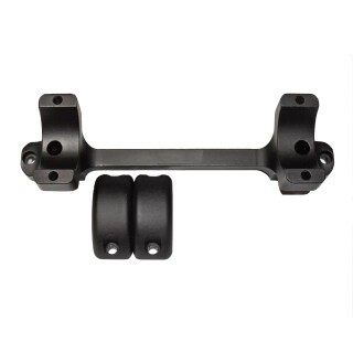 DNZ Products Game Reaper Scope Ring/Base Combo fits Savage Round Receiver Short Action 8-40 Base Screws 30mm High Aluminum Black