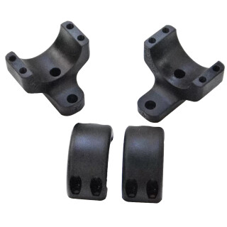 DNZ Products Game Reaper 2 Scope Ring/Base Combo fits Browning X Bolt 34mm High Aluminum Black 2 Mounts