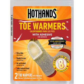 HotHands Toe Warmer Adhesive Back Up to 8 Hours 40 Pairs