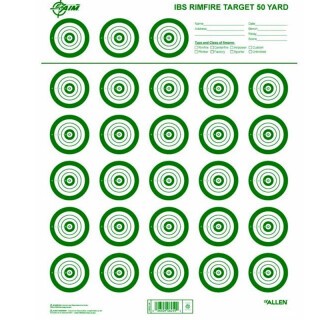 Allen EZ-Aim IBS Rimfire Paper Target 50 Yard
