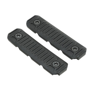 Strike Industries M-LOK Cable Management Cover Long 2pk Black