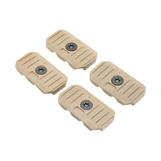 Strike Industries M-LOK Cable Management Cover Short 4pk FDE