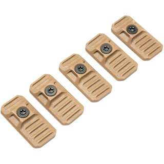 Strike Industries LINK Cover M-LOK / Keymod 5 Pack Polymer FDE