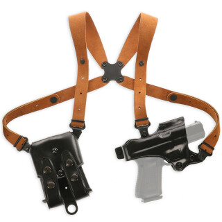 Galco Jackass Rig Shoulder System for Glock 17 Black