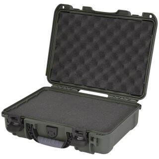 Nanuk 910 Waterproof and Airline Approved Hard Case With Foam, Olive