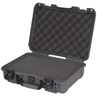 Nanuk 910 Waterproof and Airline Approved Hard Case With Foam, Graphite