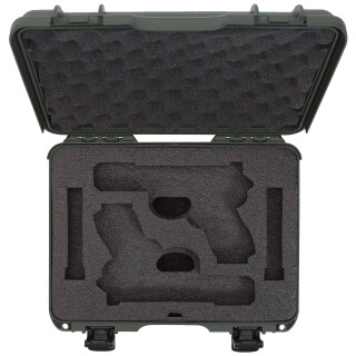 Nanuk 910 Waterproof and Airline Approved Hard Case Fits Glock Pistols