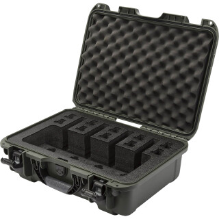 Nanuk 925 Waterproof and Airline Approved Hard Case 4 Handgun Case