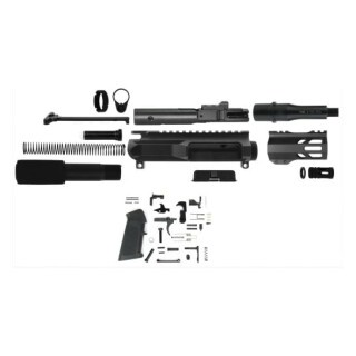 TacFire AR-15 Unassembled Pistol Kit 5.56 NATO 7.5" Barrel M-LOK Handguard Black