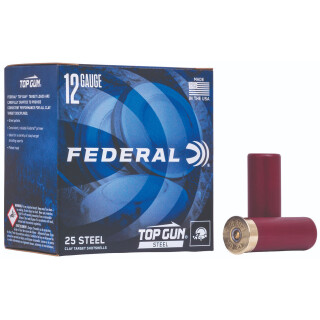 Federal Top Gun 12 Gauge Ammunition 25 Rounds 2-3/4" Shell #7 Steel Shot 1-1/8 oz