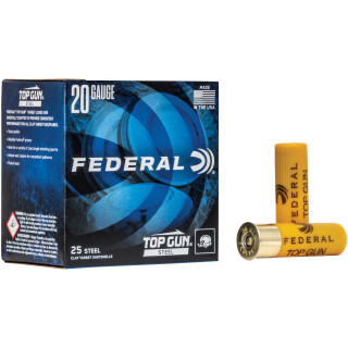 Federal Top Gun Steel 20 Gauge Ammo 2-3/4" #7 7/8oz