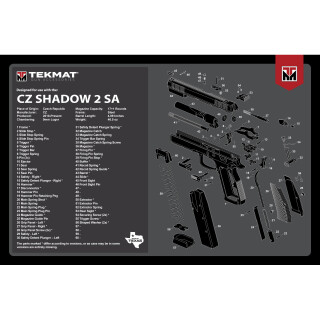 TekMat Classic Gun Cleaning Mat CZ Shadow 2