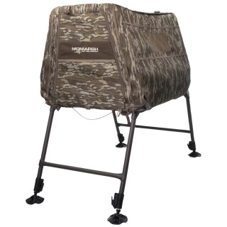 MOmarsh Invisi-Lab Dog Blind Mossy Oak Bottomland