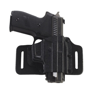 Galco TacSlide HK VP9/VP40 Belt Holster Right Hand Leather/Kydex Black TS428B