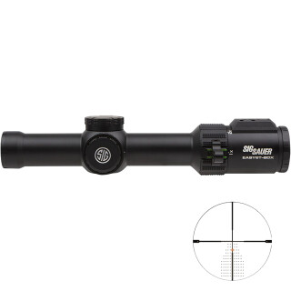 SIG Sauer Easy6T BDX 1-6x24mm Rifle Scope Digital Focal Plane BDX-R2 Reticle