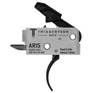 TriggerTech AR15 Duty Single-Stage Curved Trigger 5.5 lbs