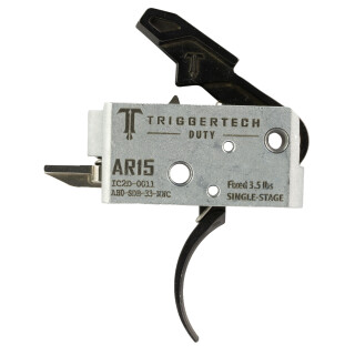 TriggerTech AR15 Duty Single-Stage Curved Trigger 3.5 lbs
