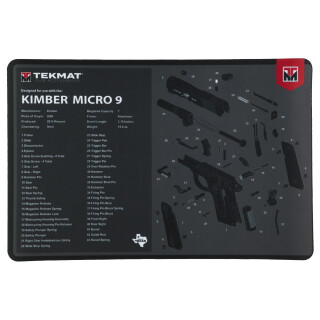 TekMat Gun Cleaning Mat for Kimber Micro 9