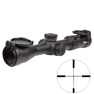 SIG Sauer Whiskey 4 3-12x44mm Rifle Scope SFP BDC-1 Illuminated Reticle