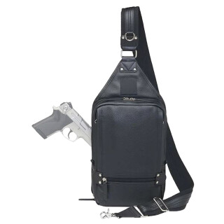 Gun Tote'n Mamas Sling Backpack for Full-Size Pistols Black