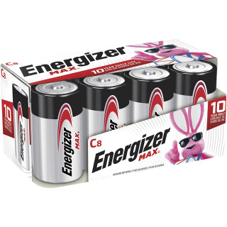 Energizer MAX C-Cell Alkaline Battery 12 Packages of 8 Batteries