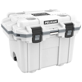 Pelican 30QT Elite Cooler White/Gray