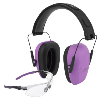 Allen ULTRX Shield Ear & Eye Protection Combo, Plum