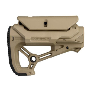 FAB Defense AR-15 GL-Core S CP Carbine Buttstock Mil-Spec/Commercial Diameter FDE