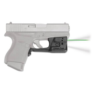Crimson Trace LaserGuard Pro Light/Laser Combo Glock 42/43 150 Lumen LED White Light/5mW Green Laser Polymer Housing Matte Black