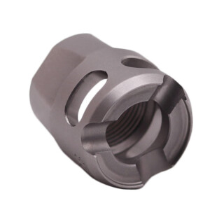 True Precision Y-Type Micro Compensator 9mm 1/2x28 Stainless
