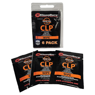 KleenBore CLP Firearm Cleaning Wipes 6-Pack