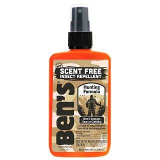 Ben's Hunting Formula Scent-Free Insect Repellant 3.4oz Bottle