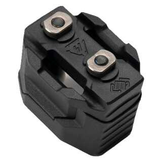 Strike Industries M-LOK Stacked Angled Grip with CMS Black
