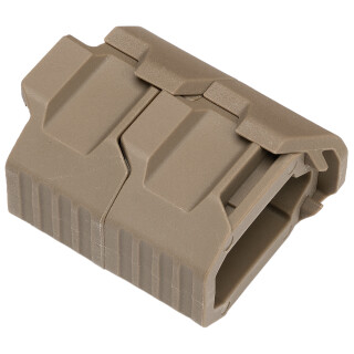 Strike Industries Extensions for Stacked Angled Grip 2-Pack FDE
