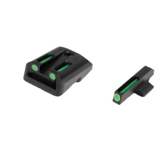TRUGLO TFO Springfield XD Tritium Fiber Optic Sight Set Green / Green TG131XT