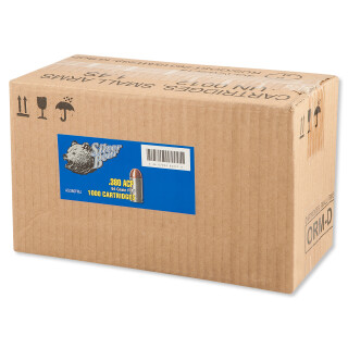 Silver Bear .380 ACP Ammunition 1000 Rounds FMJ 94 Grain