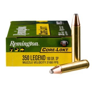 Remington Core-Lokt .350 Legend Ammunition 20 Rounds JSP 180 Grains
