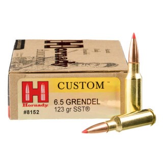 Hornady Custom 6.5 Grendel Ammunition 20 Rounds SST 123 Grain