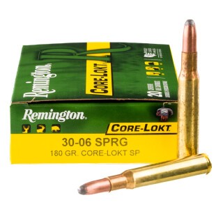 Remington Core-Lokt .30-06 Springfield Ammunition 20 Rounds PSP 180 Grain