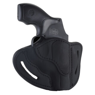 1791 Gunleather RVH-1 OWB Belt Holster for J-Frame Revolvers Right Hand Draw Leather Black
