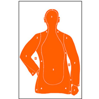 Action Target B-21 Qualification Target 25 Yard 23" x 35" Paper Orange 100 Pack