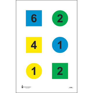 Action Target Discretionary Command Training Paper Target 23"x35" 100 Count