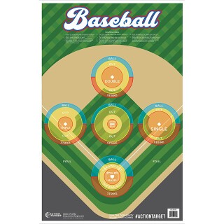 Action Target Baseball Paper Target 23"x35" 100 Count