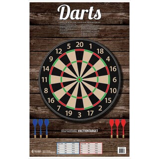 Action Target Dart Board Target 23" x 35" 100 Count